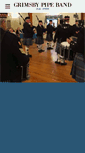 Mobile Screenshot of grimsbypipeband.com